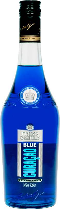 Fruko Schulz Curacao Blue 24% 0,7 l