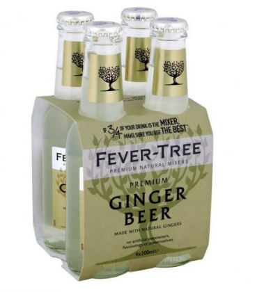 Fever Tree tonic Ginger Beer 4x 0,2l